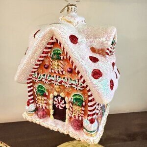 Christopher Radko Sweet Gingerbread House Ornament - Oversized